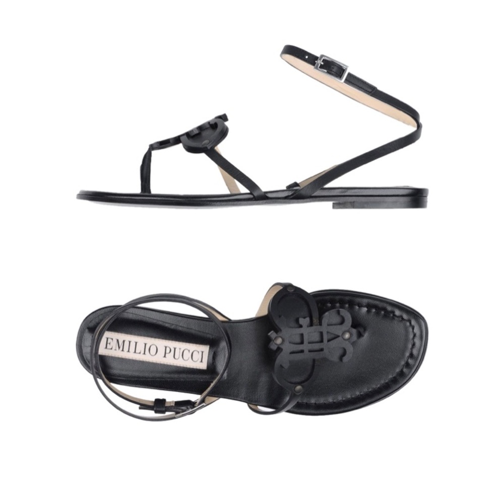 Emilio Pucci sandals black 9.5